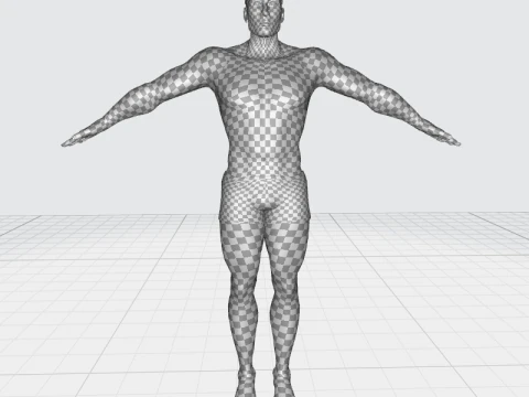 Model Basic Man G1 3D Model