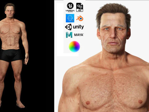 マン軍G1 3Dモデル