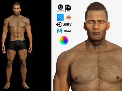 Реалістичний Arabe Man G1 3D Модель