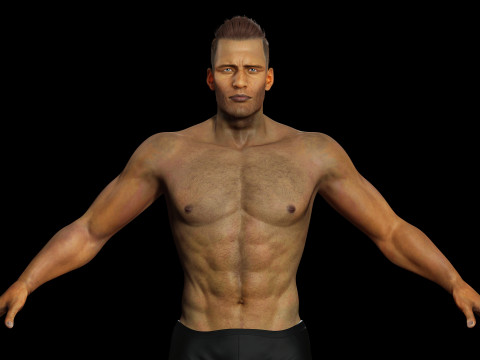 Realistic Arabe Man G1 3D मॉडल