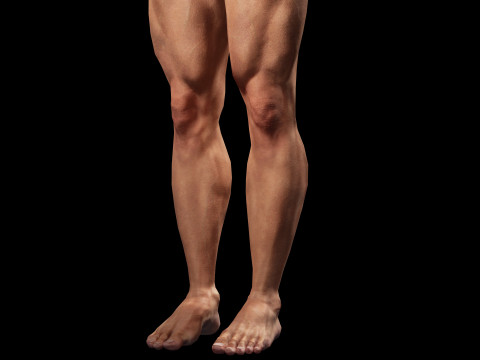 Realistic Athlete Man G1 3D 모델