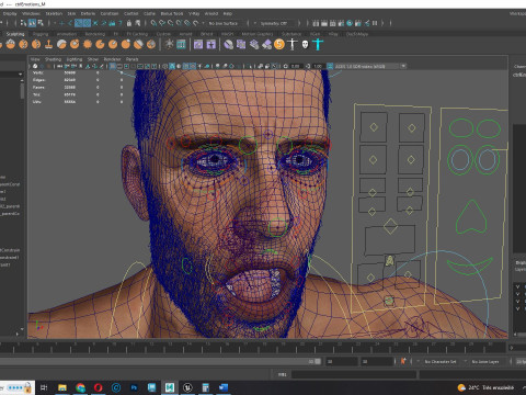 Realistic Athlete Man G1 3D 모델