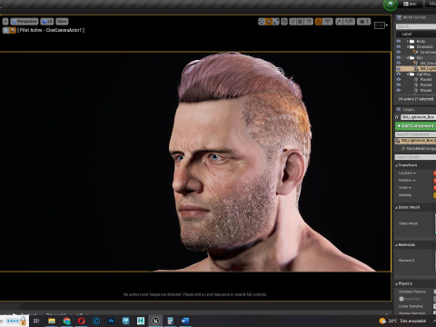 Realistic Athlete Man G1 3D 모델
