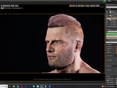 Realistic Athlete Man G1 3D Model