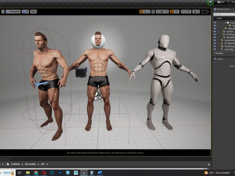 Realistic Athlete Man G1 3D 모델