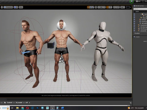 Realistic Athlete Man G1 3D Model