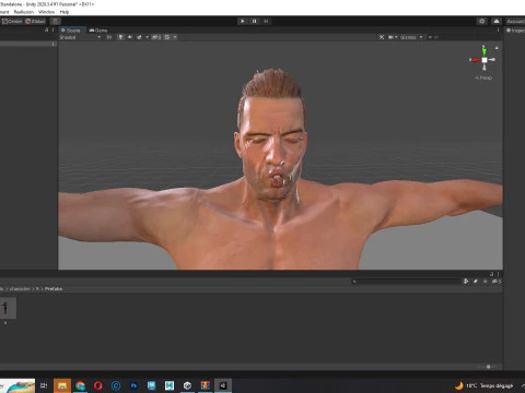 Realistic Athlete Man G1 3D Model