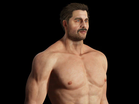 Realistic Man livelink 3D Model