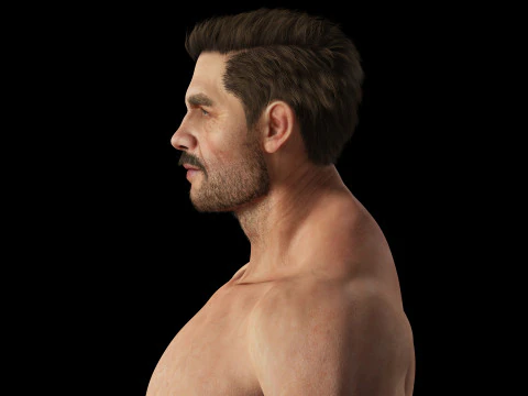 Realistic Man livelink 3D Model