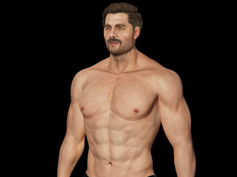 Realistic Man livelink 3D Model