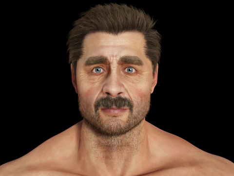 Realistic Man livelink 3D Model