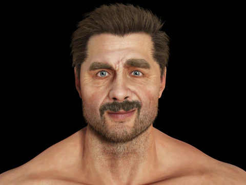 Realistic Man livelink 3D Model