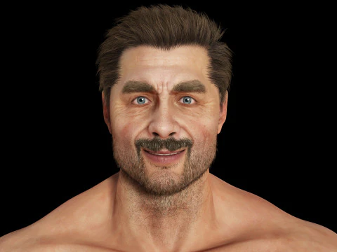 Realistic Man livelink 3D Model