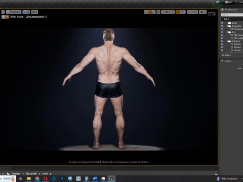 Realistic Man livelink 3D Model