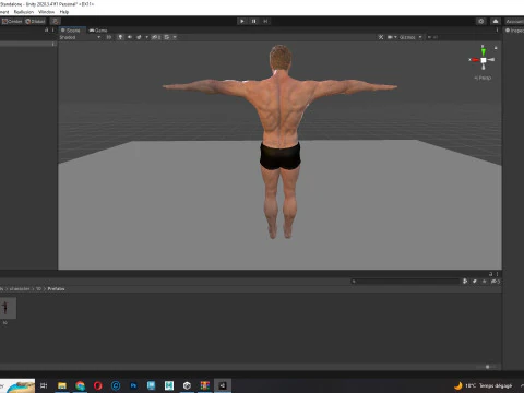Realistic Man livelink 3D Model