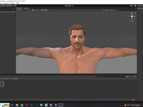 Realistic Man livelink 3D Model