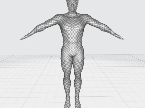 Realistic Man livelink 3D Model