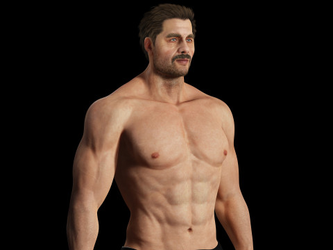 Realistic Man livelink 3Dモデル