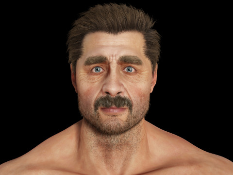 Realistic Man livelink 3Dモデル