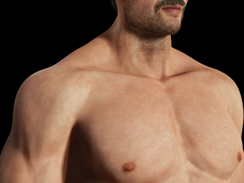 Realistic Man livelink 3Dモデル