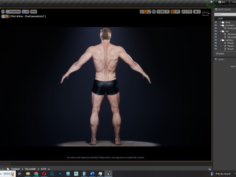 Realistic Man livelink 3Dモデル