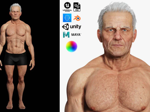 Реалістичний старий 3D Модель