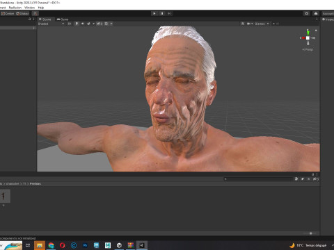 Realistic Old Man 3D मॉडल