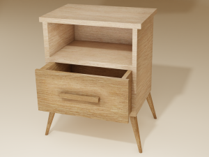 Kit modern room adjustable doors tv stand couch armchair coffe table bedside table Modelo 3D