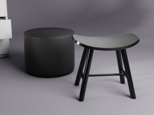 KIT Modern Bedroom Adjustable Drawer- Alex Jun 3D Model