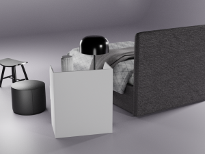 KIT Modern Bedroom Adjustable Drawer- Alex Jun 3D Model