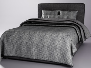 KIT Modern Bedroom Adjustable Drawer- Alex Jun 3D Model