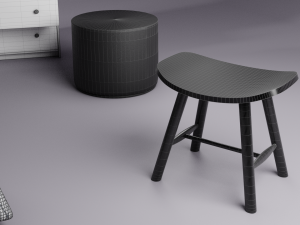 KIT Modern Bedroom Adjustable Drawer- Alex Jun 3D Model