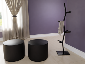 Complete Living Room 3D Model