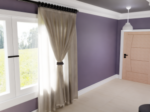Complete Living Room 3D Model