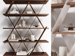 shelving unit tonin casa castle Modèle 3D