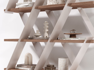 shelving unit tonin casa castle 3D Model
