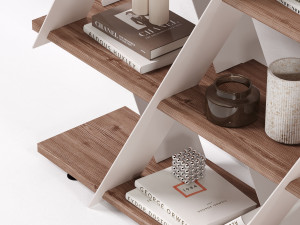 shelving unit tonin casa castle 3D Model