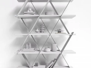 shelving unit tonin casa castle 3D Model