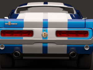 shelby gt500 1967 Modello 3D