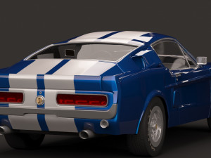 shelby gt500 1967 Modello 3D