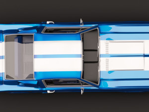 shelby gt500 1967 Modello 3D