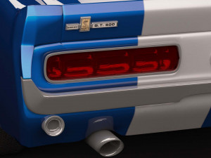 shelby gt500 1967 Modello 3D