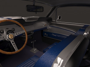 shelby gt500 1967 Modello 3D