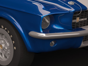 shelby gt500 1967 Modello 3D