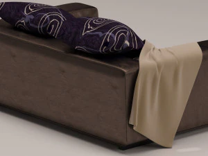 Leather sofa 3D Model