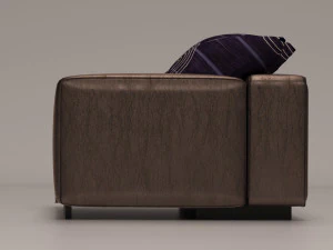Leather sofa 3D Model