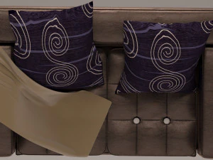Leather sofa 3D Model