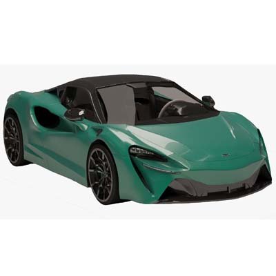 mclaren artura 3D Модель .c4d .max .obj .3ds .fbx .stl .blend 