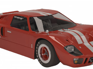 GT 40 3D Model