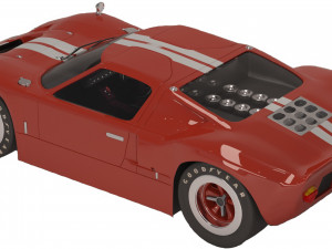 GT 40 3D Model